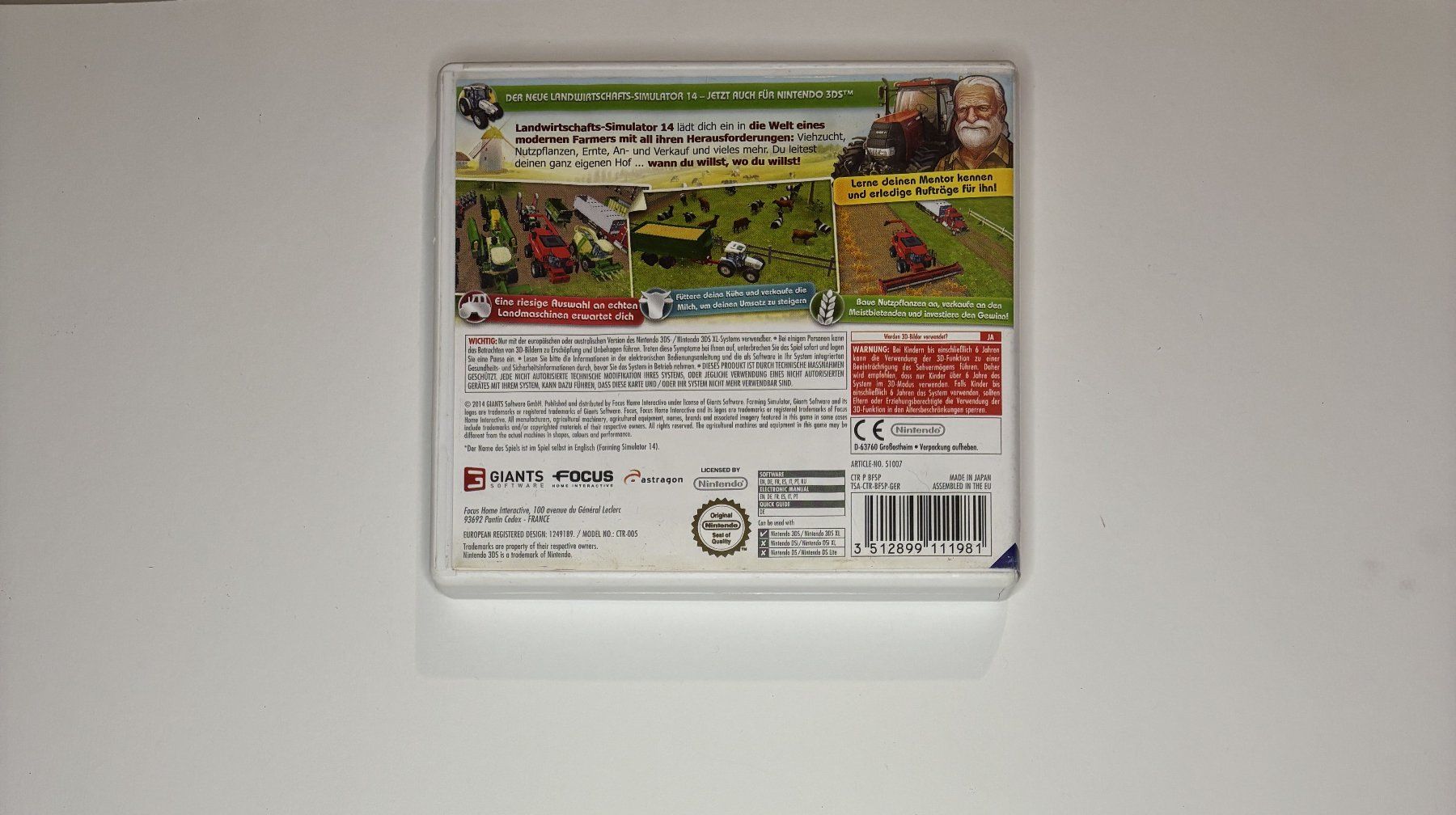 Spiele: 3DS - Farming Simulator 14 – Gebraucht aus Allschwil von Bullach 2