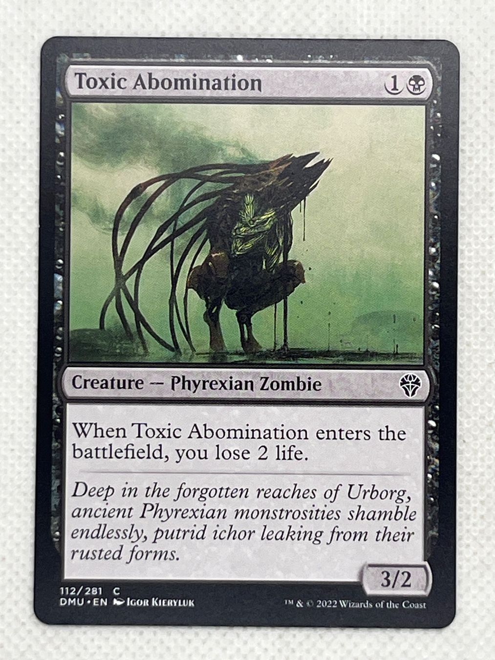 Magic The Gathering Carte collezionabili: Magic the Gathering Toxic Abomination Karte – Usato da Hinterkappelen venduto da Kim1992