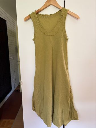 Baumwoll  / Leinen Kleid S
