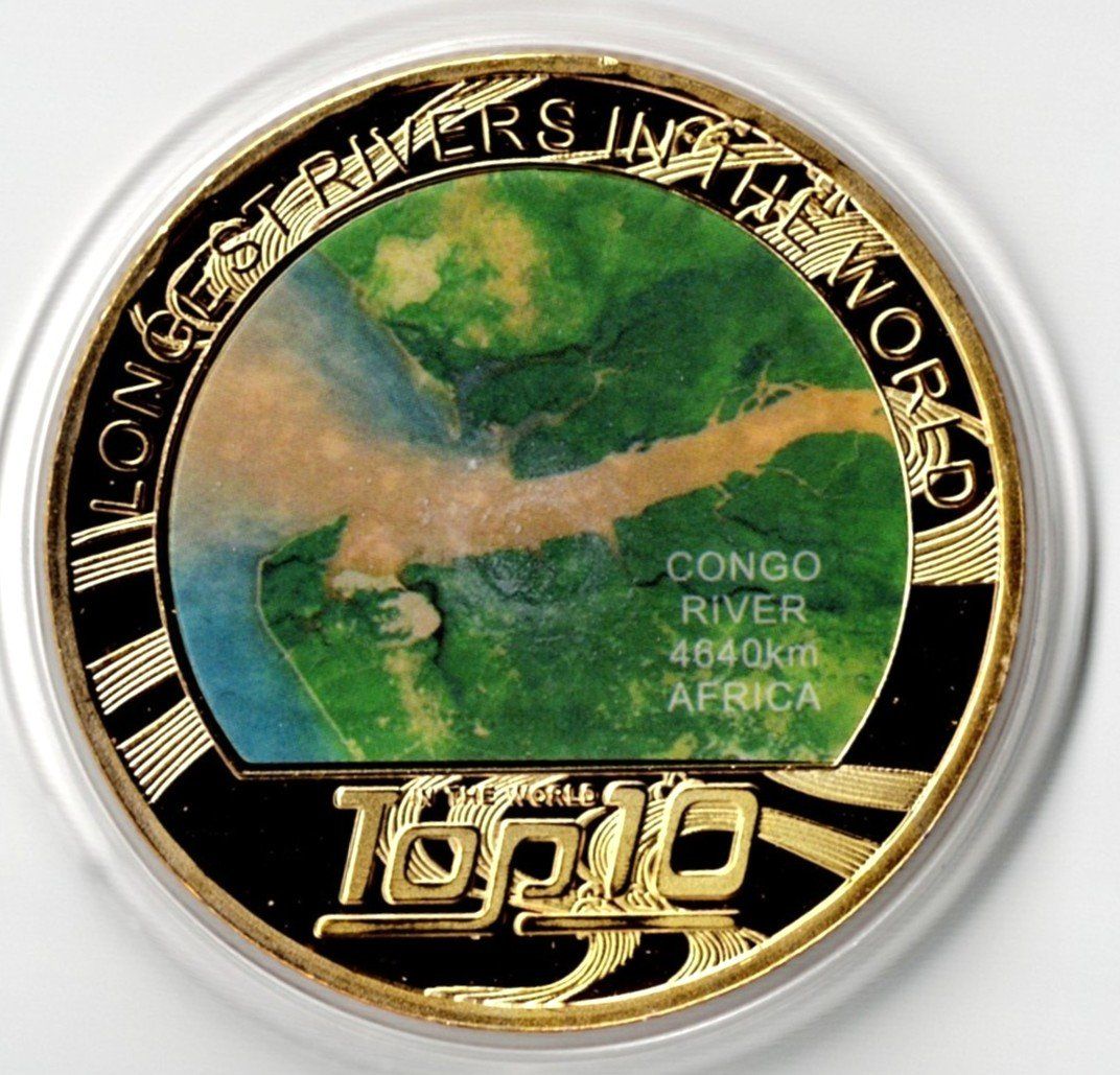 Medaglie: Congo River_Africa_Longest Rivers in The World – Nuovo (secondo la descrizione) da Hombrechtikon venduto da Fraese01 1