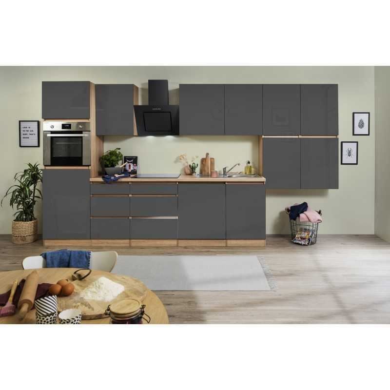 Cucine complete: 486 Küchenzeile Küchenblock 380cm E/SO/GR -Einbauküche Küche – Nuovo e nell'imballaggio originale da Wallenwil venduto da toesstalvertrieb
