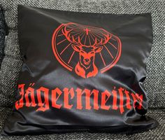 Jägermeister Kissenbezug Sofa Alkohol Schnapps Hirsch Deer