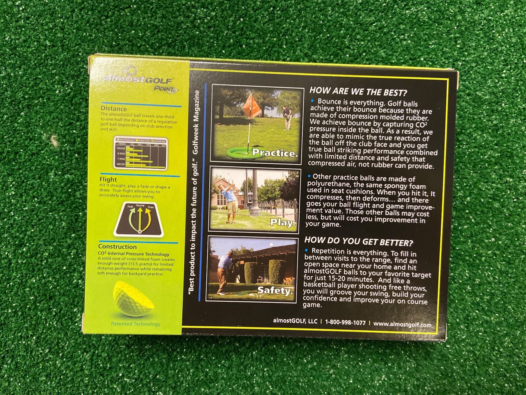 Bälle: almostGOLF - Training & UrbanGolf & CrossGolf & XGolf Bälle – Neu und originalverpackt aus Frauenfeld von golfdude 1