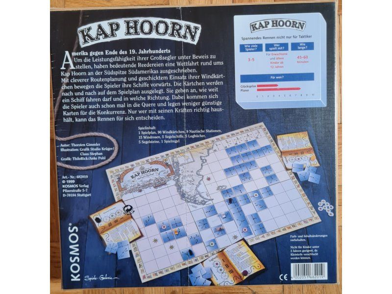 Giochi: Brettspiel "Kap Hoorn" – Nuovo e nell'imballaggio originale da Zürich venduto da Desmond01 1