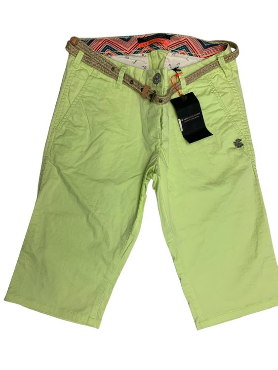 Short Bermuda Maison Scotch Couleur Abricot Clair - Coton Jeans Vintage été