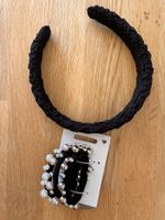 Black Headband and Pearl Hair Ties - New for Summer!