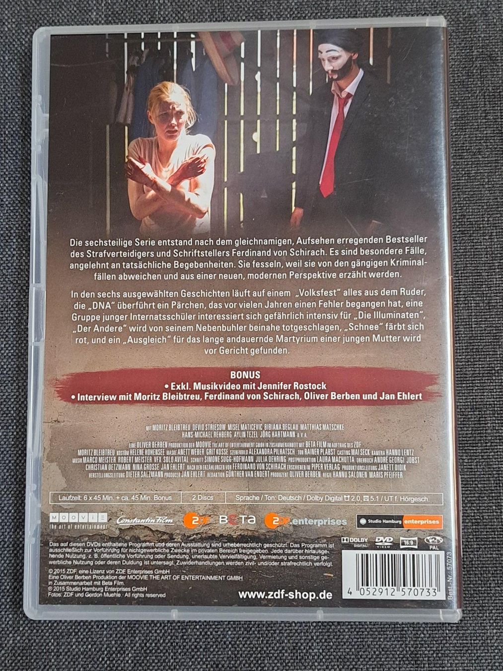 Tutti i DVDs: DVD  Schuld nach Ferdinand von Schirach, 2-Disc Edition – Nuovo (secondo la descrizione) da Unterseen venduto da Kanica 1