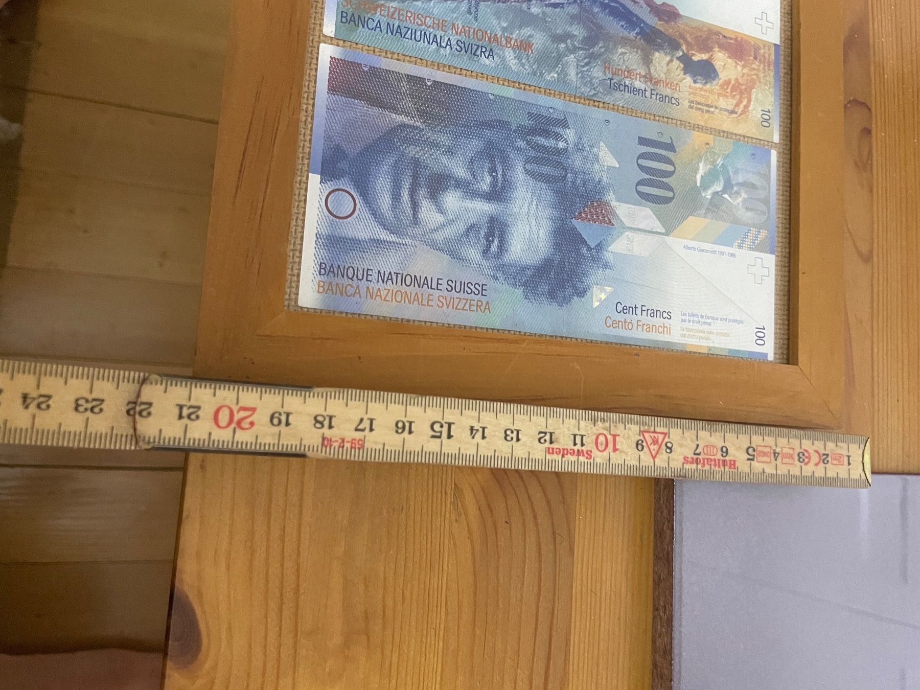 Banknoten: Echte 100te Alte Banknoten 3x – Gebraucht aus Seuzach von Wolf936 2