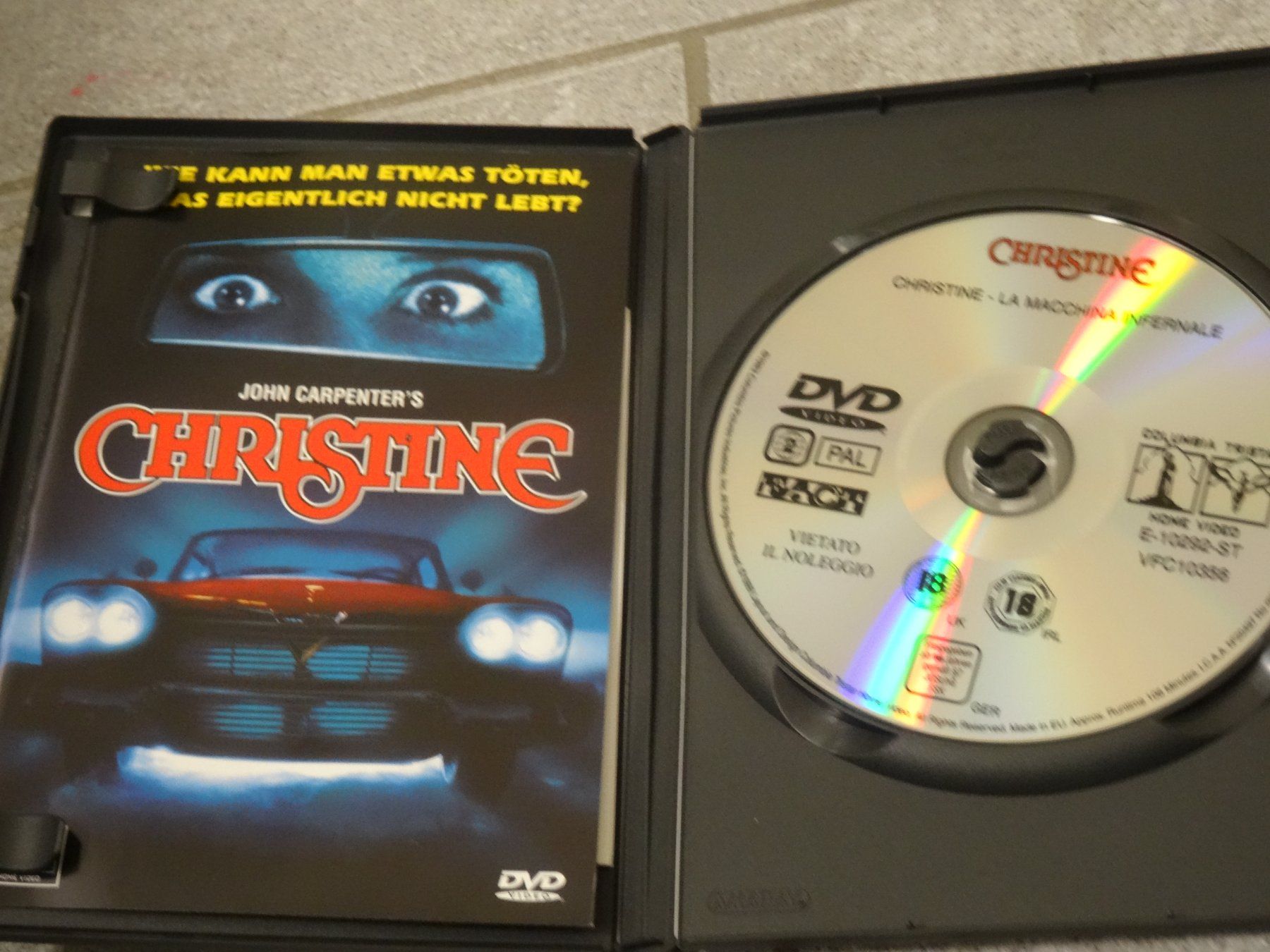 Tutti i DVDs: Christine - Horror-Klassiker auf DVD – Usato da Olten venduto da Disc-Verkauf 1
