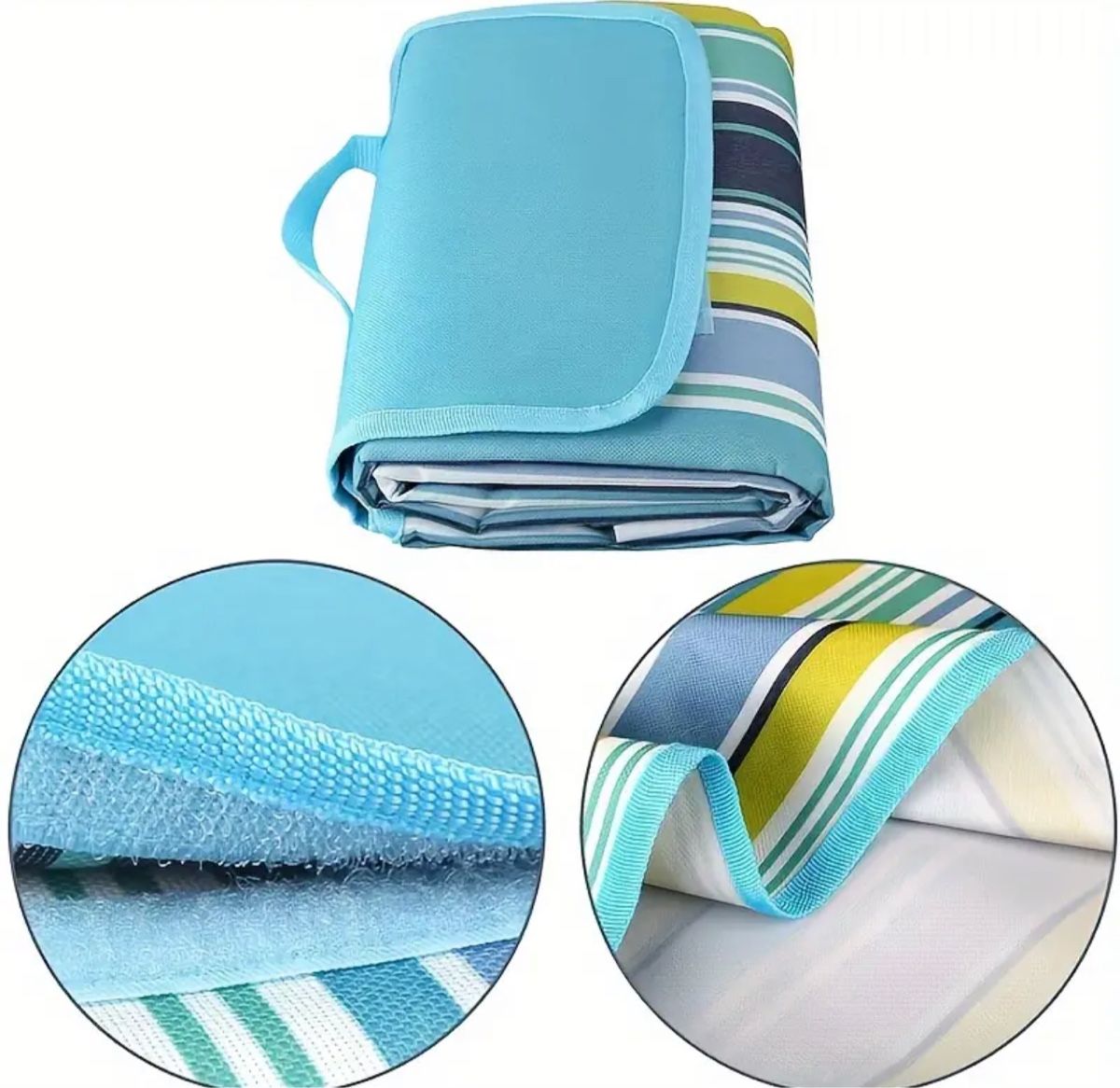 Tappeto da gioco: Picnic Blanket, waterproof, foldable strand blanket /matt – Nuovo (secondo la descrizione) da Bern venduto da mystyle_bern 3