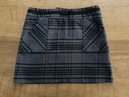 TH TOMMY HILFIGER JUPE Gr.38/40 (Gr.6) grau/schwarz Muster