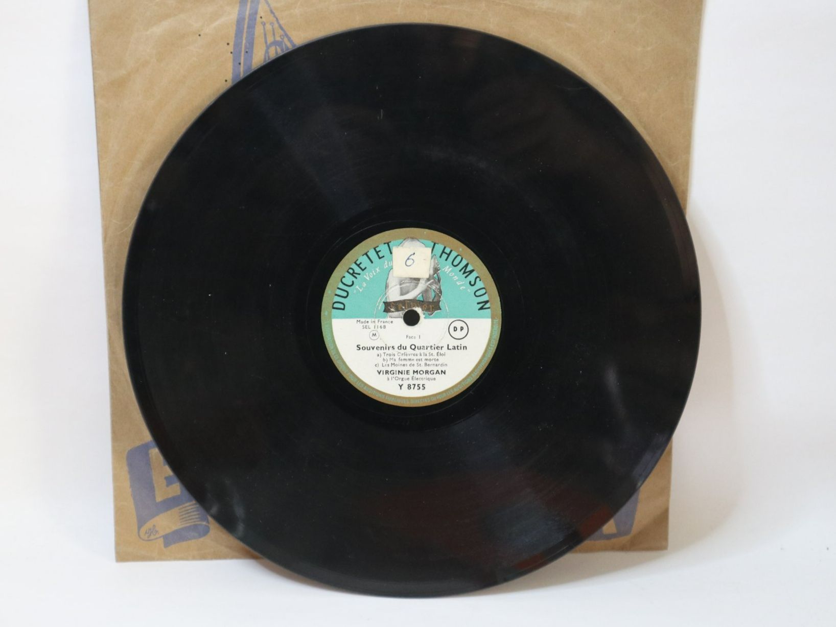 Schallplatten: Schellack Virginie Morgan Souvenirs Du Quartier Latin – Gebraucht aus Eschenbach SG von Astalavista 2