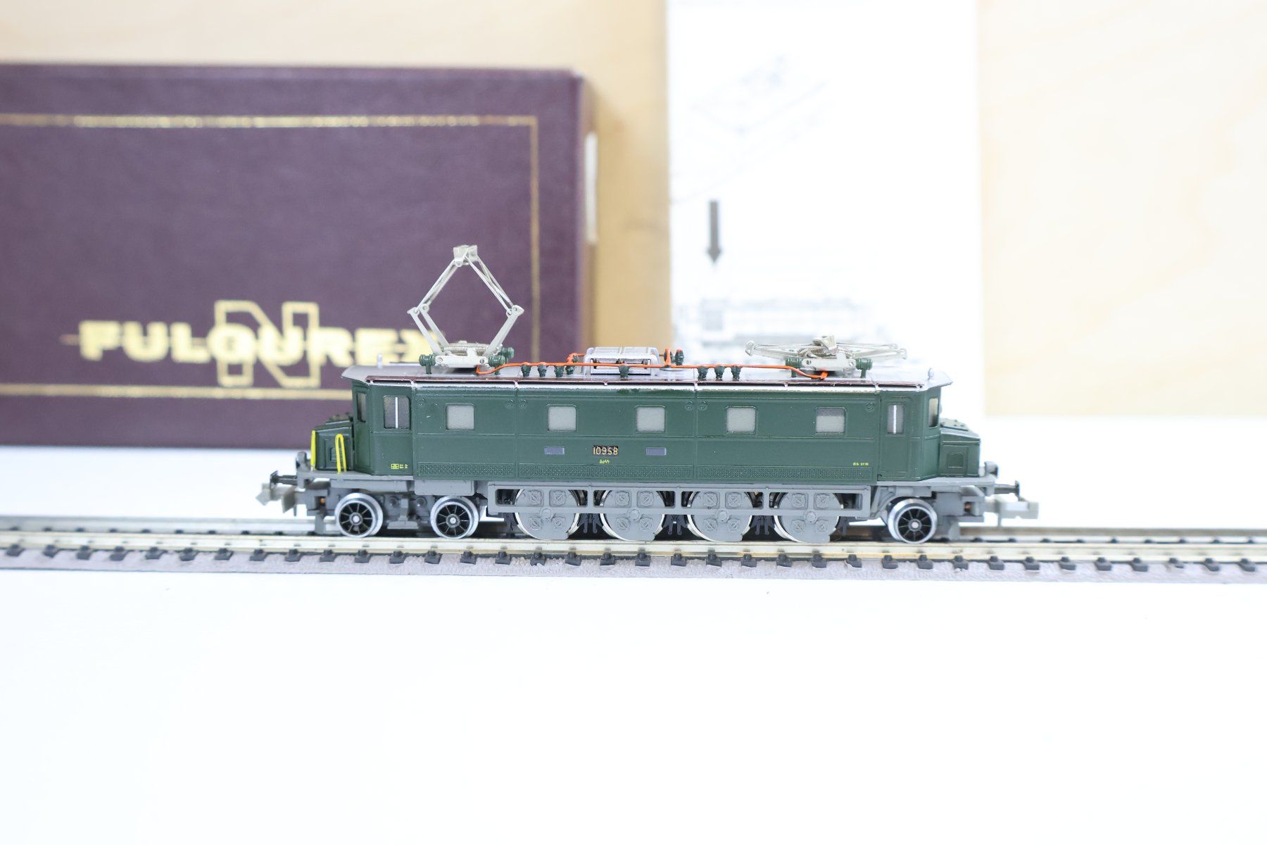 Fulgurex Modellini di ferrovie: Fulgurex SBB Ae 4/7 E-Lok - Spur N Messingmodell – Usato da Winterthur venduto da Monstera 1