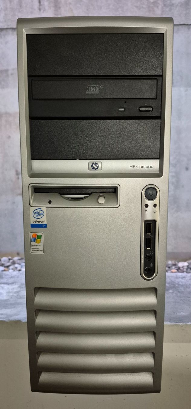 Hewlett Packard PC: HP Compaq dc7600, Windows XP, Celeron 2.66GHz, 256MB, 40GB – Usato da Höri venduto da Nastaq