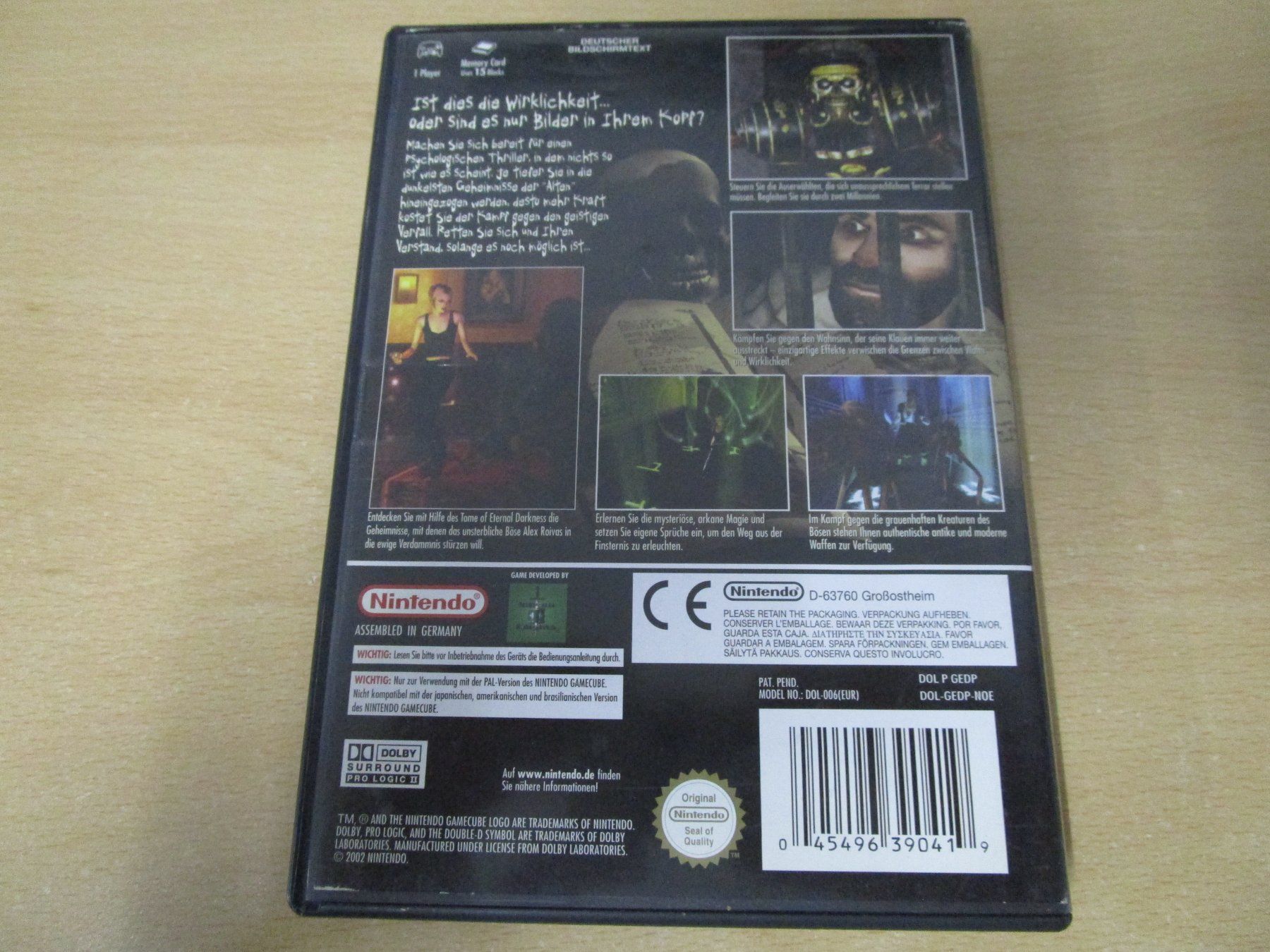 Nintendo Giochi: Eternal Darkness Nintendo Game Cube Gamecube GCN – Usato da Goldau venduto da agestuffer 1