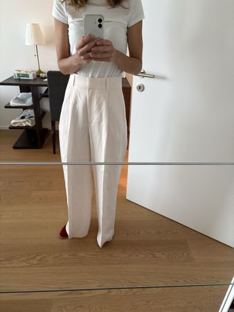 Cos cotton palazzo trousers 
