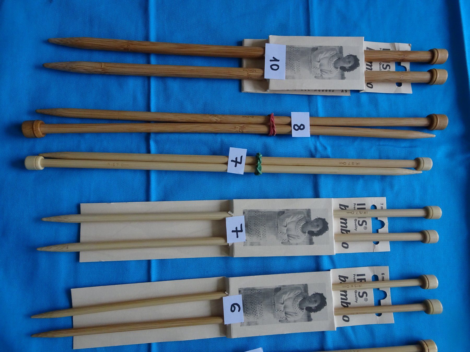 Ferri: BAMBUS Stricknadeln 9 Sets = total 18 Stricknadeln – Nuovo (secondo la descrizione) da Berikon venduto da Ponderoso 6