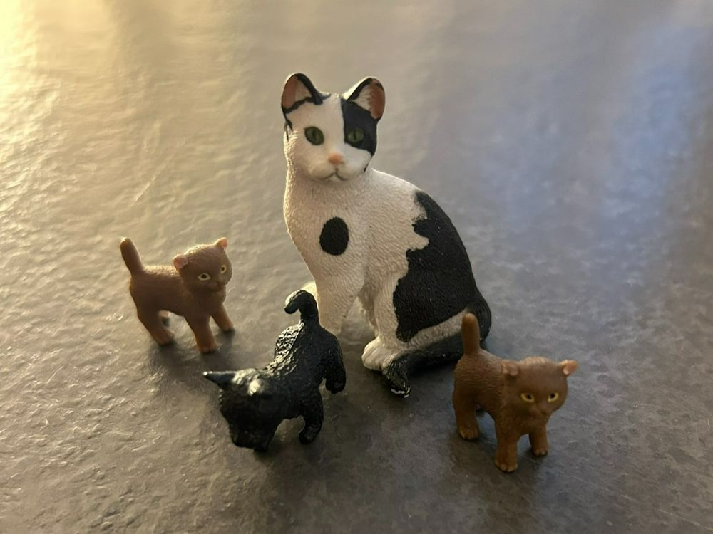 Schleich Katzen Set 4 Stück | Kaufen auf Ricardo