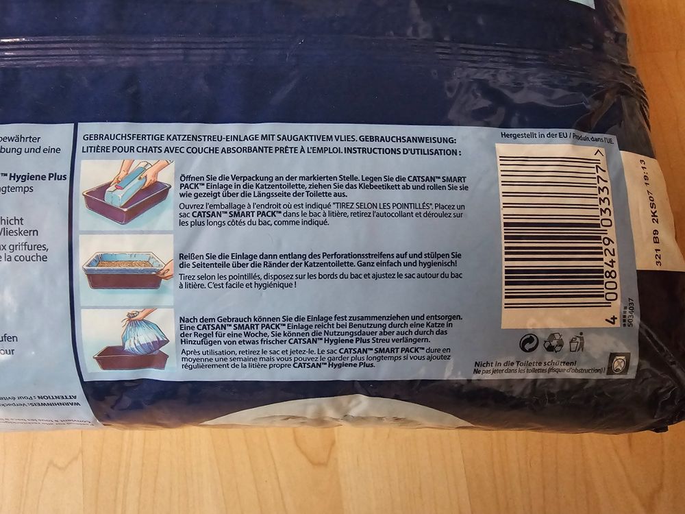 3x Catsan Hygiene Plus Smart Pack / Fabrikneu Kaufen auf Ricardo