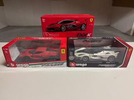 1:18 Ferrari LaFerrari & FXXK & FXXK Evo Bburago