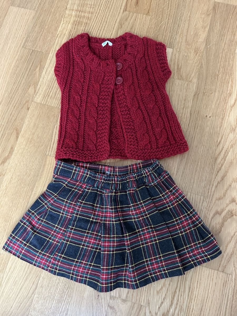 Kleiderpakete & -sets: Festliches Set: Strickjacke + Rock, Grösse 62/68 – Gebraucht aus Zürich von cla_g627