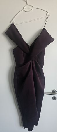 Kleid dunkelrot Grösse 38 elegant neuwertig