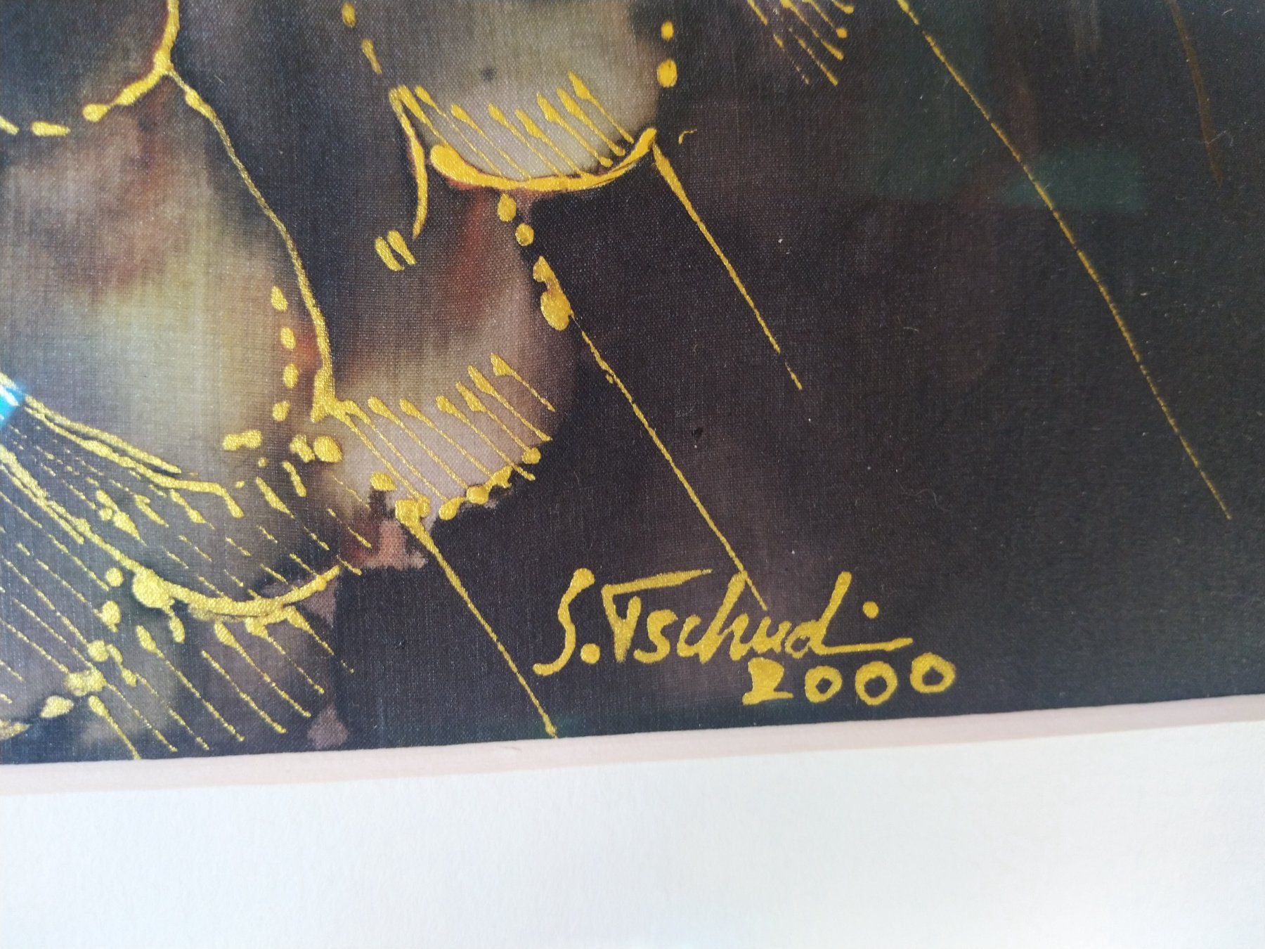 Poster & Bilder: Seidenbild Adler 54/74 – Gebraucht aus Weggis von cherry2000 3