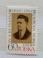 Polen 1967 Nobelpreis 1924 Wladyslaw Reymont Literatur postf