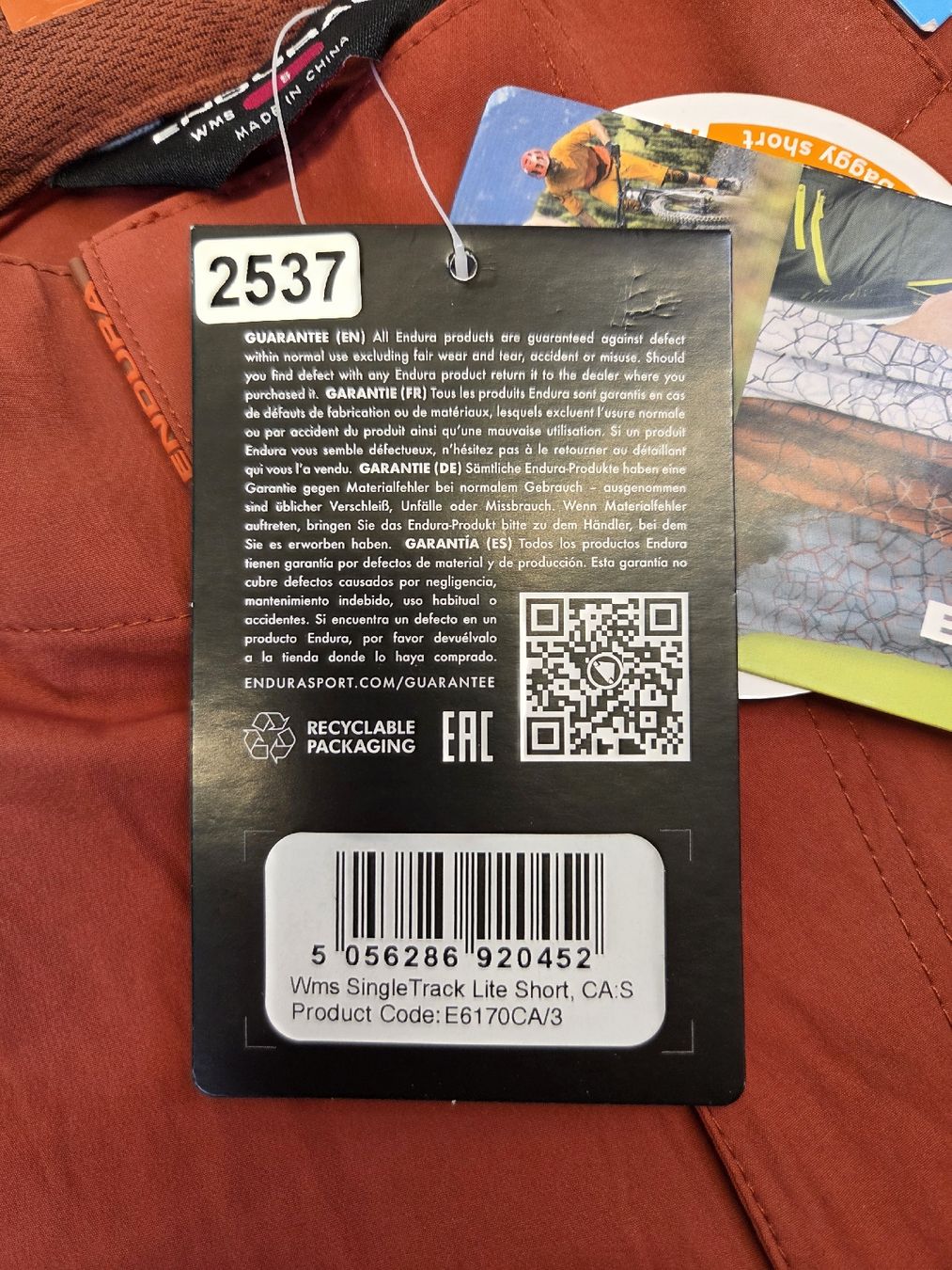 Endura Pantaloni: Endura SingleTrack Lite Damen Velohose Gr. S – Nuovo e nell'imballaggio originale da Braunau venduto da Brand-Store 5
