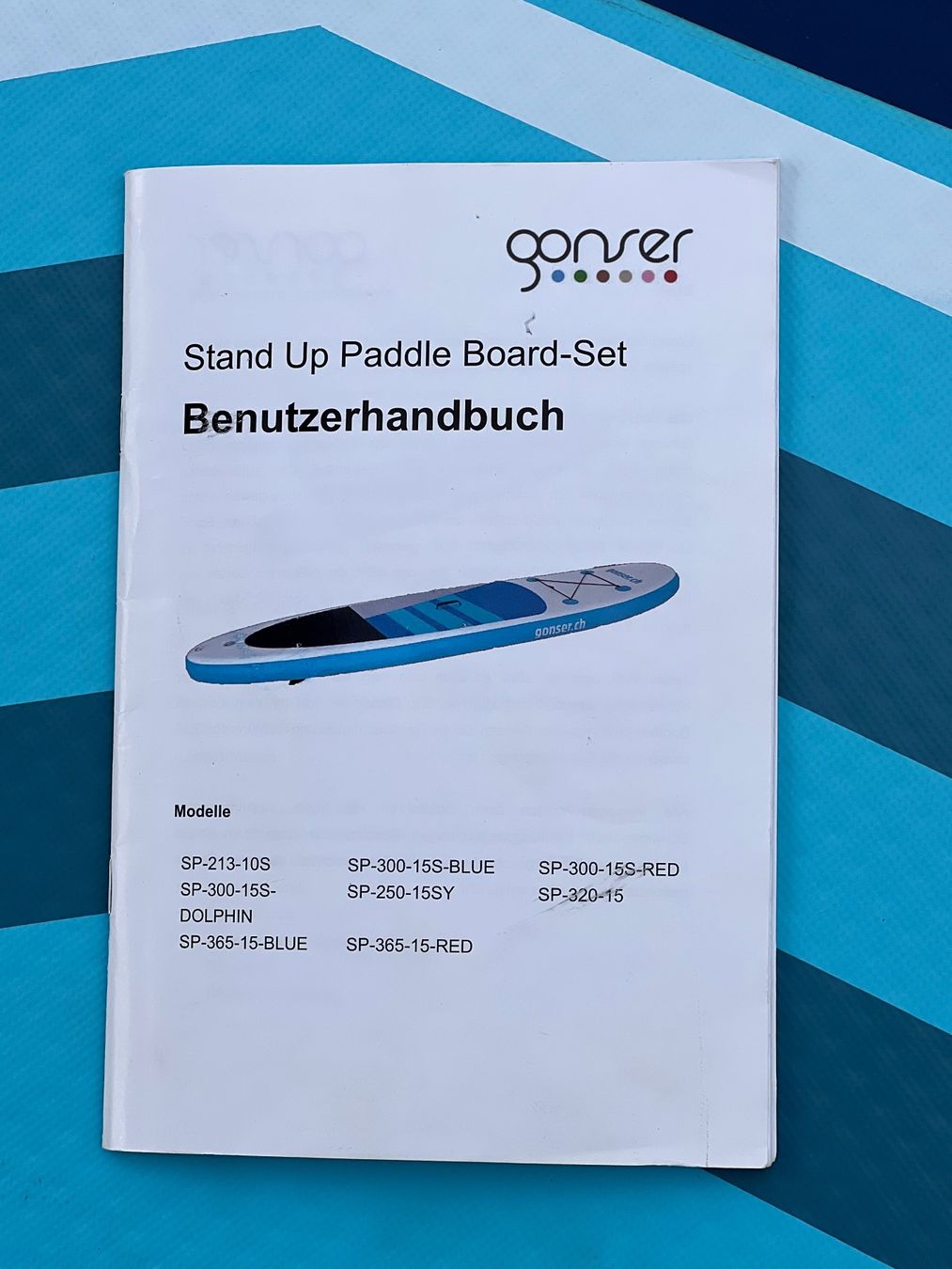 Tavole da surf e di nuoto: SUP Stand Up Paddle Board-Set in tollem Design – Usato da Gibswil venduto da sunnehuegeli 3