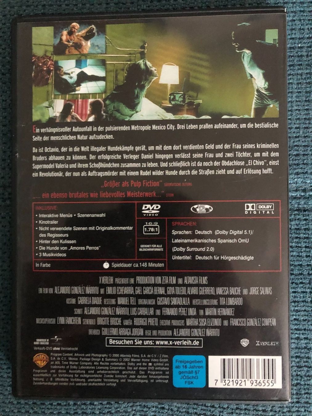 Tous les DVDs: Amores Perros - was ist Liebe – D'occasion à Basel par jannickpascal 1