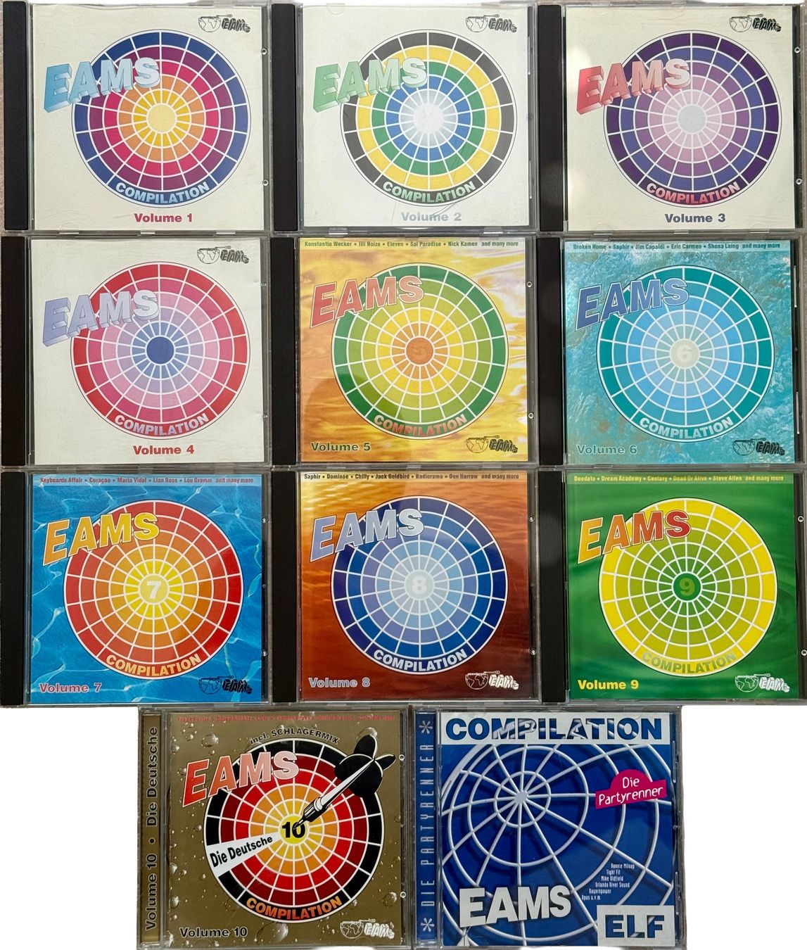 CD: EAMS Compilation Volume 1-11 CD Sammlung – Usato da Dachsen venduto da Vulcain3