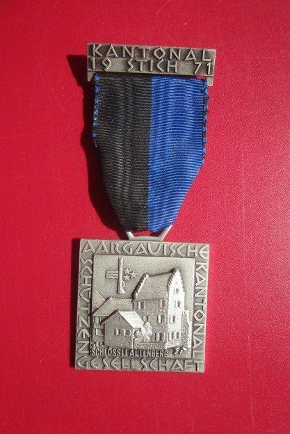 Medaglie: Aargauische Kantonal Schützengesellschaft 1971 - Altenberg – Usato da Luzern venduto da Horoskop1
