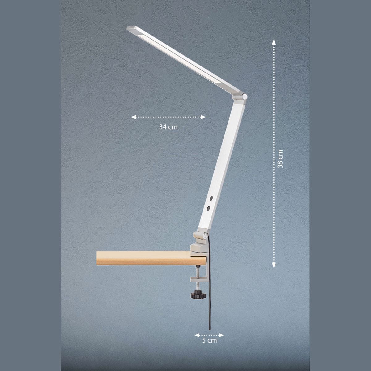Lampade: Klemmleuchte, Tischleuchte, 38 cm Höhe – Nuovo (secondo la descrizione) da Kreuzlingen venduto da Smart-Light 1