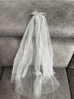 Brautschleier weiss mit Haarschmuck guter Zustand