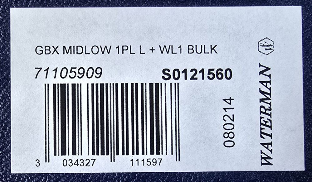 Waterman : Filler M - Paris 3