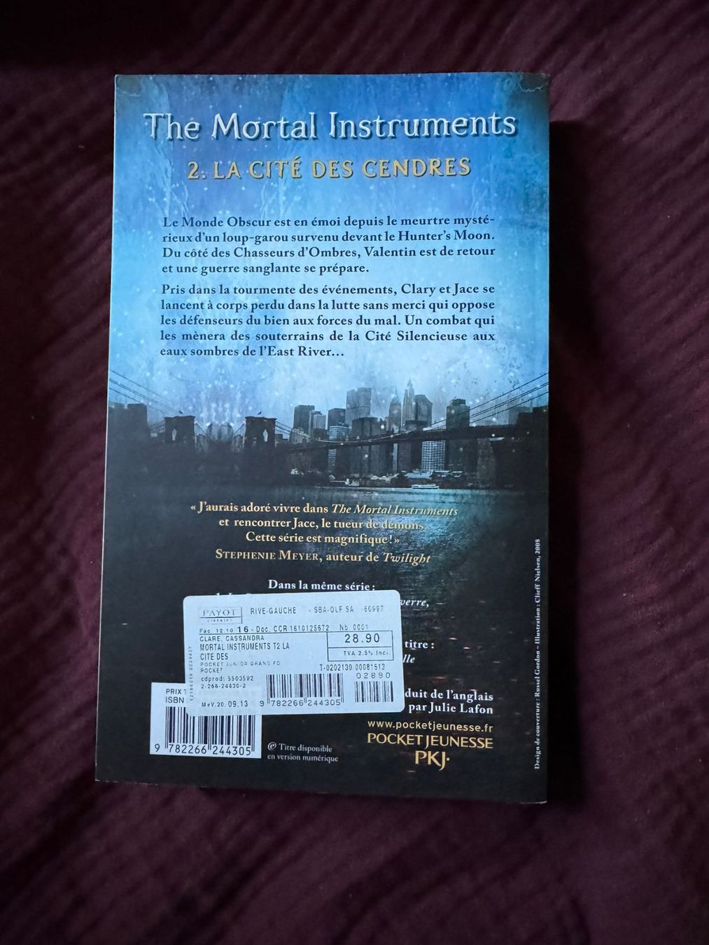 Livres: The Mortal Instruments - Tom 2 - Cassandra Clare – D'occasion à Genève par adrianito34 1