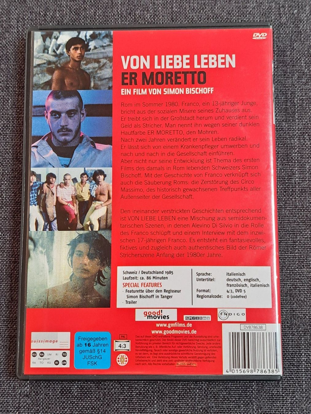Tutti i DVDs: DVD Er Moretto, Von Liebe leben, Schweizer Queer-Cinema – Nuovo (secondo la descrizione) da Unterseen venduto da Kanica 1