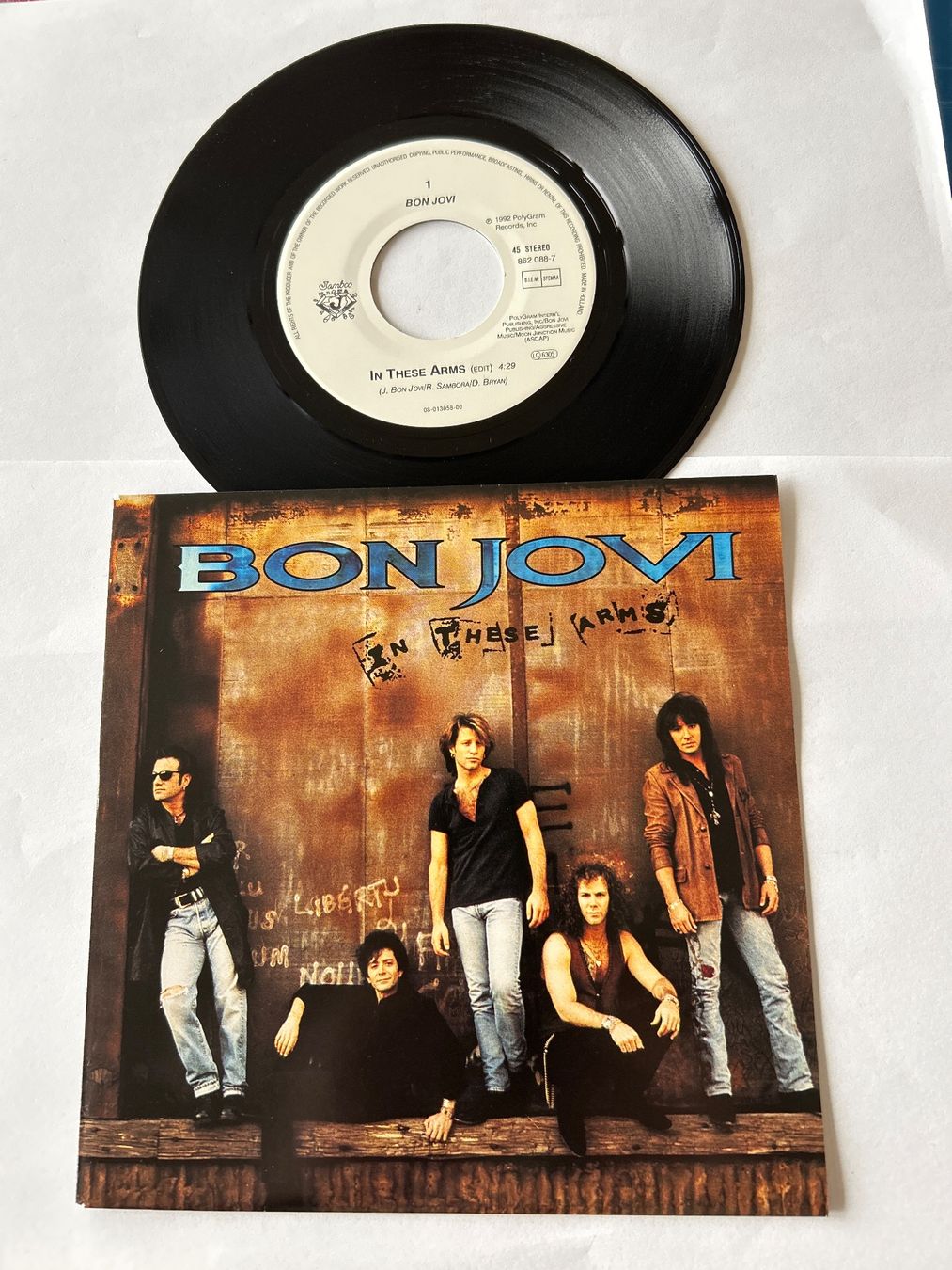 Vinyles: Bon Jovi. 1992.  In These Arms – D'occasion à Faulensee par Mizuno06
