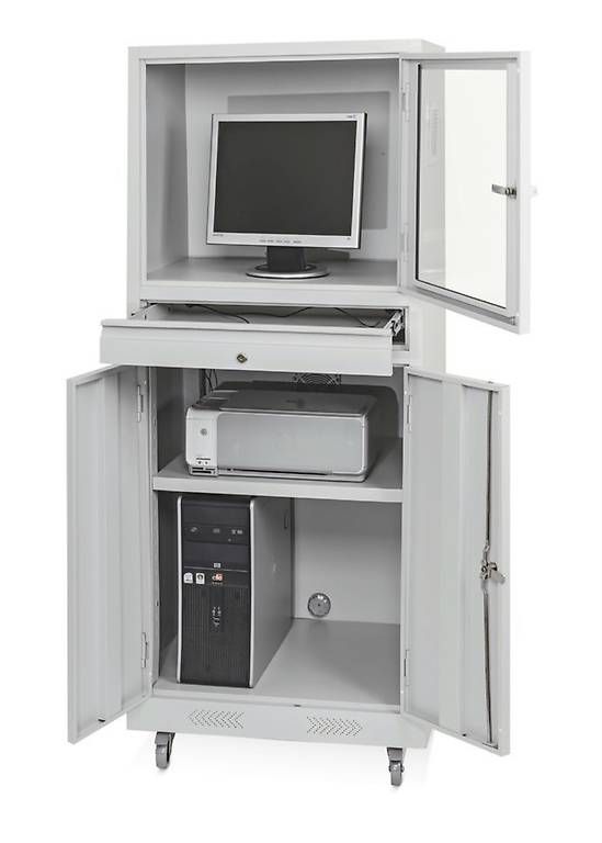 Armadi: neuer Mobiler PC-, Computerschrank, 1.700x680x600mm – Nuovo e nell'imballaggio originale da Necker venduto da liq24