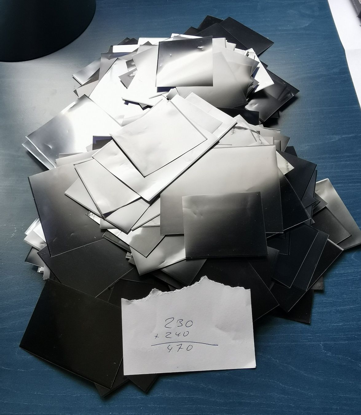 Alle Briefmarken: Hawid-Klemmtaschen 470 Gramm – Gebraucht aus Aadorf von Chnorli-Furz