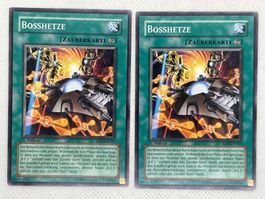Yu-Gi-Oh! Karte - 2x Bosshetze - Selten! Top Zustand!