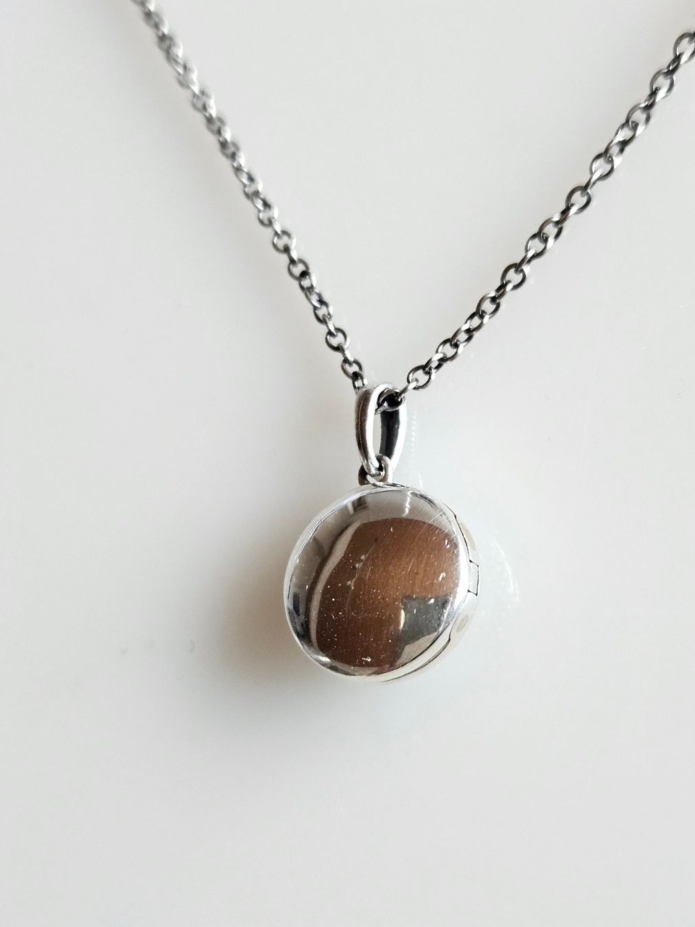 Catenine: Silber Kette mit aufklappbarem Anhänger – Nuovo (secondo la descrizione) da Winterthur venduto da ste_tcx5 3