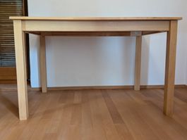 Esstisch Massivholz Buche rechteckig HxBxT 74x120x77cm