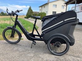 Cube Cargo Hybrid Lastenrad schwarz gebraucht guter Zustand