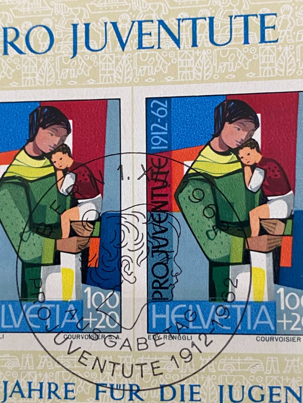 Alle Briefmarken: Briefmarken Sammlung Pro Juventute Schweiz – Gebraucht aus matten b. interlaken von jfran17 8