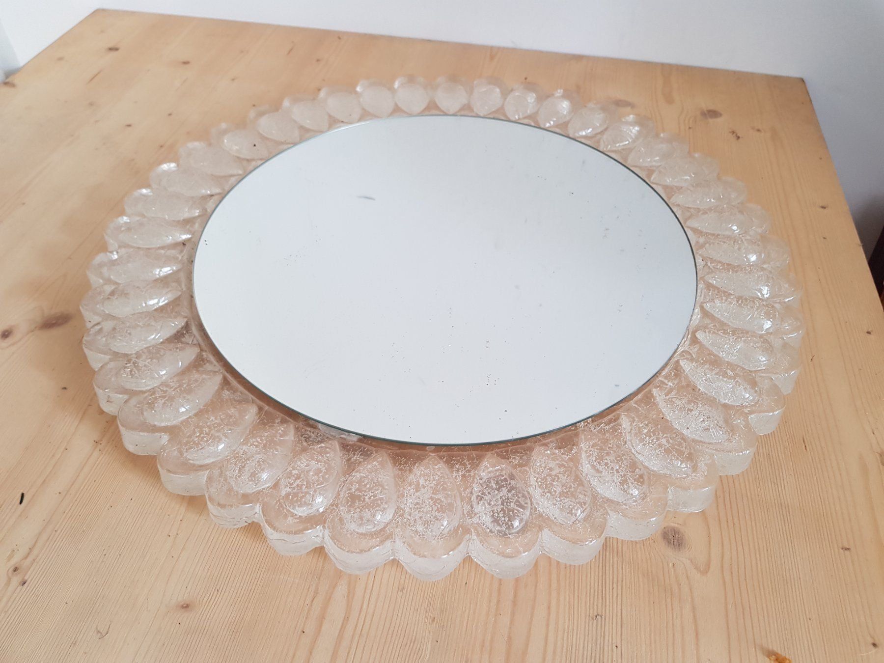 Specchi: runder Vintage Klassiker Spiegel Glas oder Kunststoff – Usato da Walterswil BE venduto da Lonitti