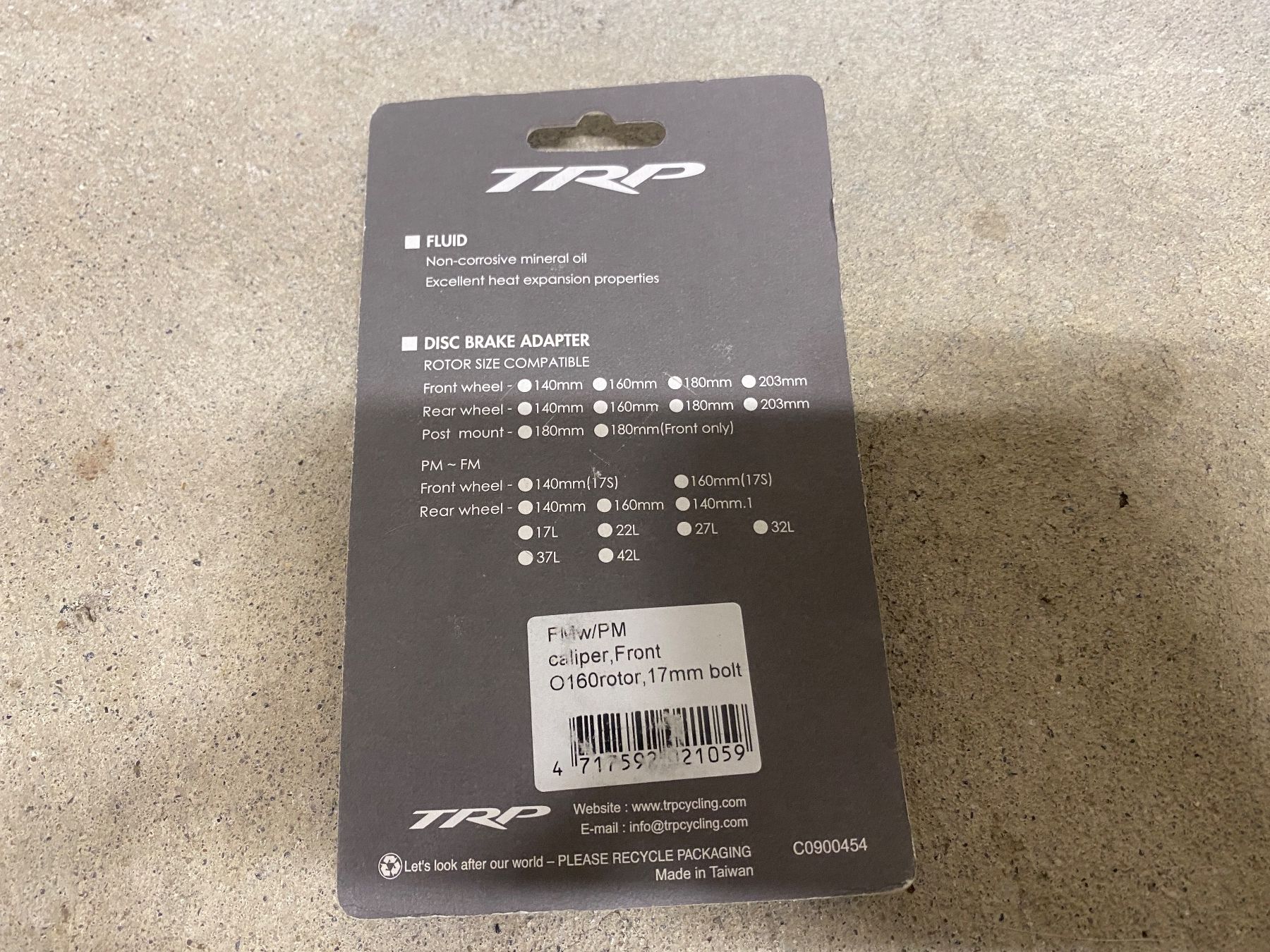 Pièces détachées: TRP Scheibenbremse Adapter 160mm – Neuf avec emballage d'origine à Zürich par fredi08 1