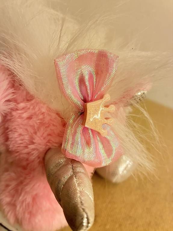 Spielzeuge: Stofftier Einhorn rosa mit Haar-Accessoires  – Neu und originalverpackt aus Schmiedrued von Giorda 2