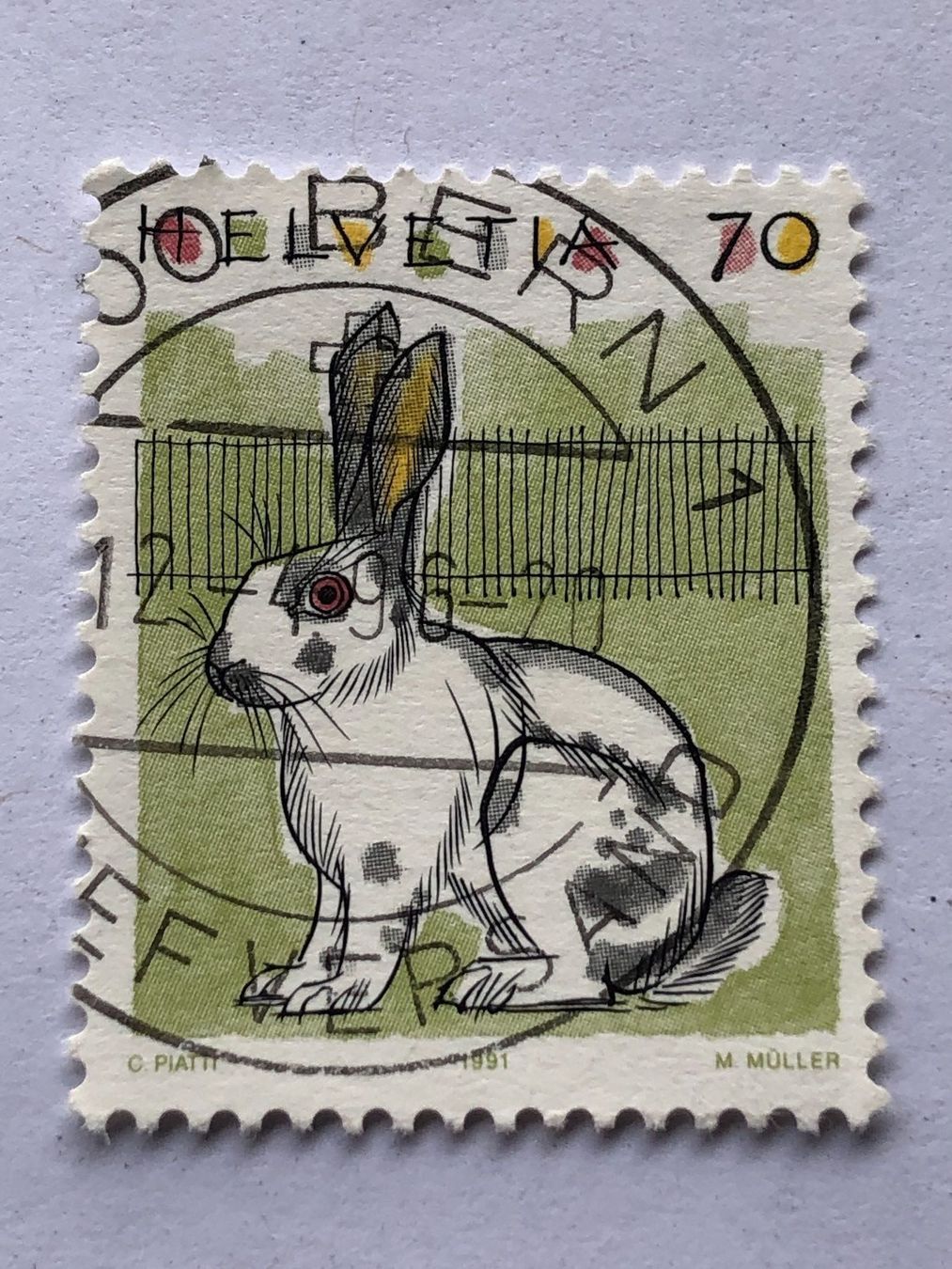 Alle Briefmarken: Nr.791  mit Vollstempel Bern – Gebraucht aus Aarau von Billa007